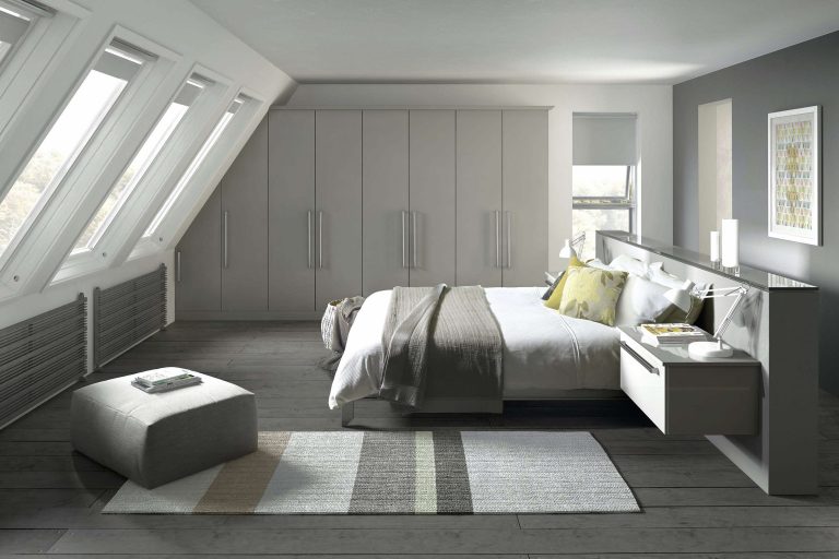 Edged Phoenix S1 Light Grey Bedroom